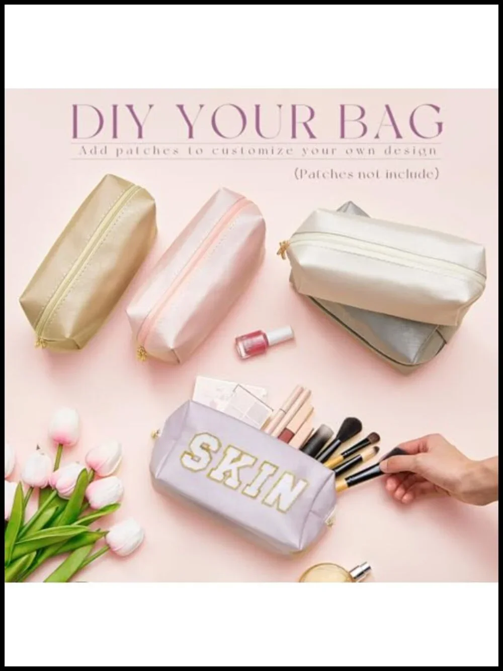 Set of 15 PU Leather Waterproof Travel Toiletry Bags Bulk Gift Organizer